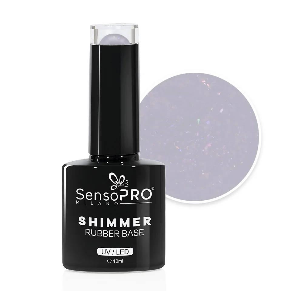 Shimmer Rubber Base SensoPRO Milano - #70 Unicorn Elixir, 10ml
