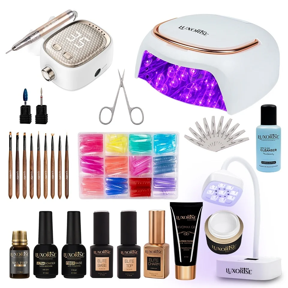 Kit Unghii cu Polygel &amp; Gel LUXORISE - PRO106