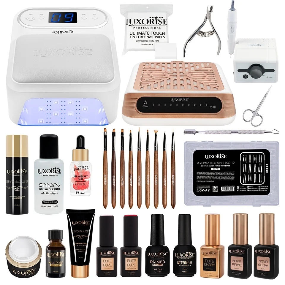 Kit Unghii Gel &amp; Polygel LUXORISE - PRO108