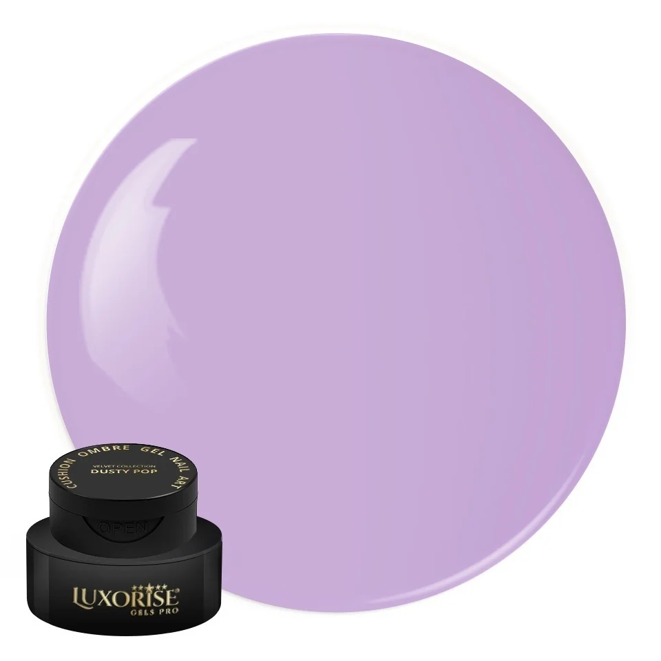 Gel UV Nail Art Babyboomer LUXORISE Cushion Ombre Velvet - Dusty Pop, 2ml