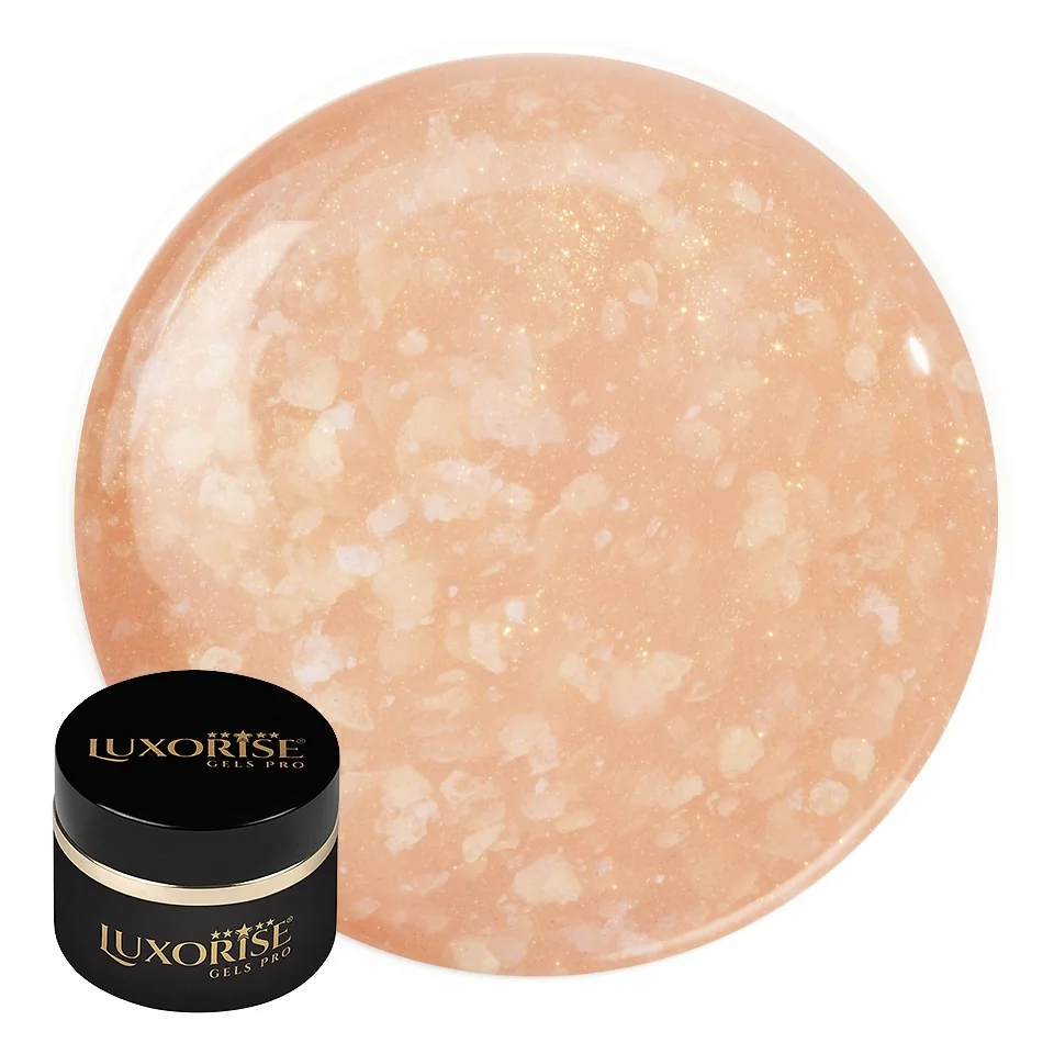 Gel UV Constructie Unghii RevoFlex Blooming Grace LUXORISE 15ml, Ballet Bloom