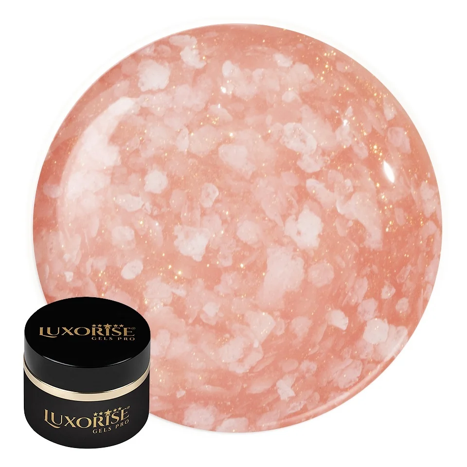 Gel UV Constructie Unghii RevoFlex Blooming Grace LUXORISE 15ml, Vintage Petal