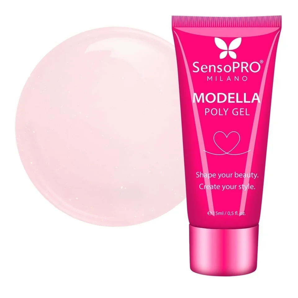 Polygel MODELLA SensoPRO Milano - Milano Blush, 15ml