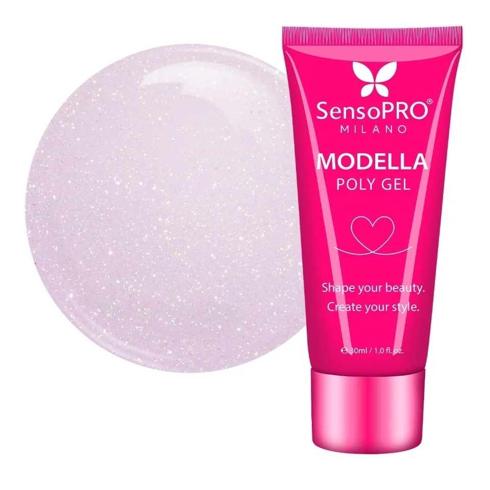 Polygel MODELLA SensoPRO Milano - Rosé Whisper, 30ml