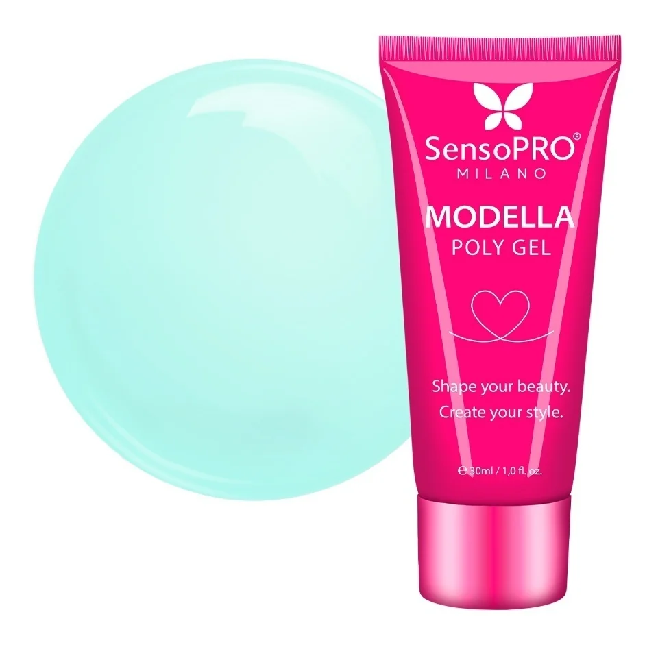 Polygel MODELLA SensoPRO Milano - Soft Mint, 30ml