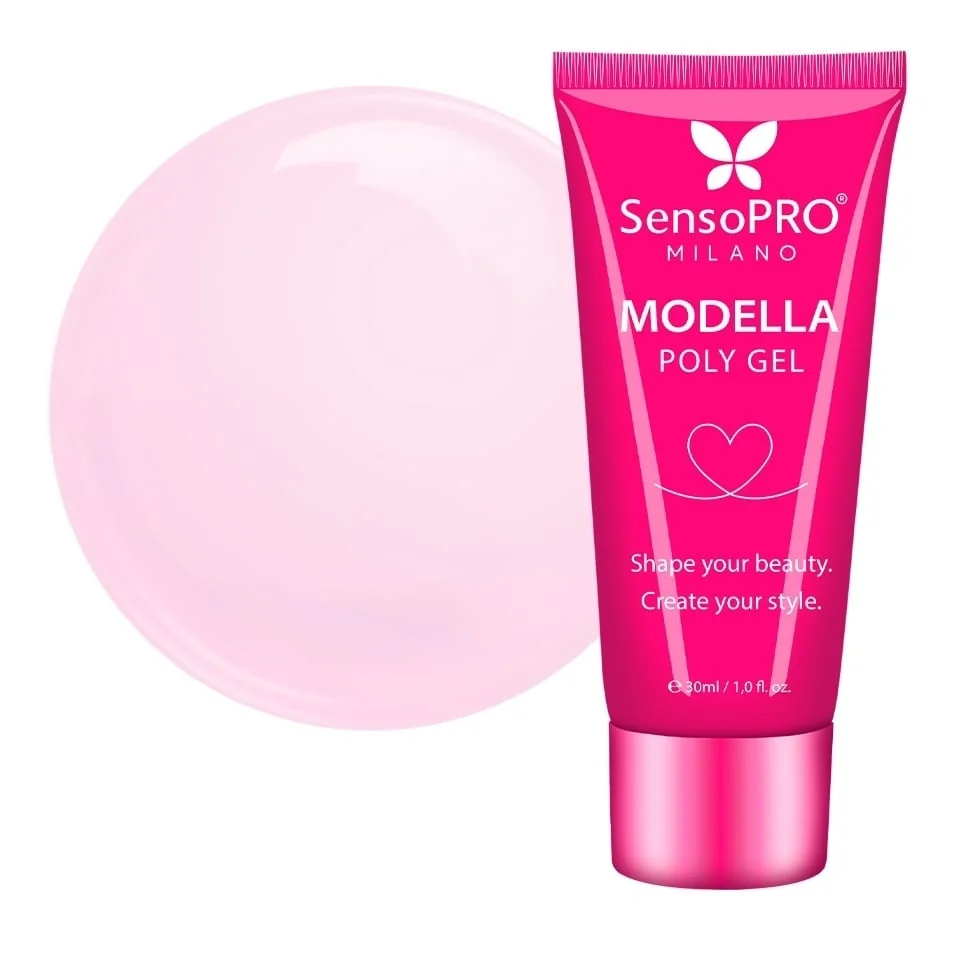 Polygel MODELLA SensoPRO Milano - Rose Mauve, 30ml
