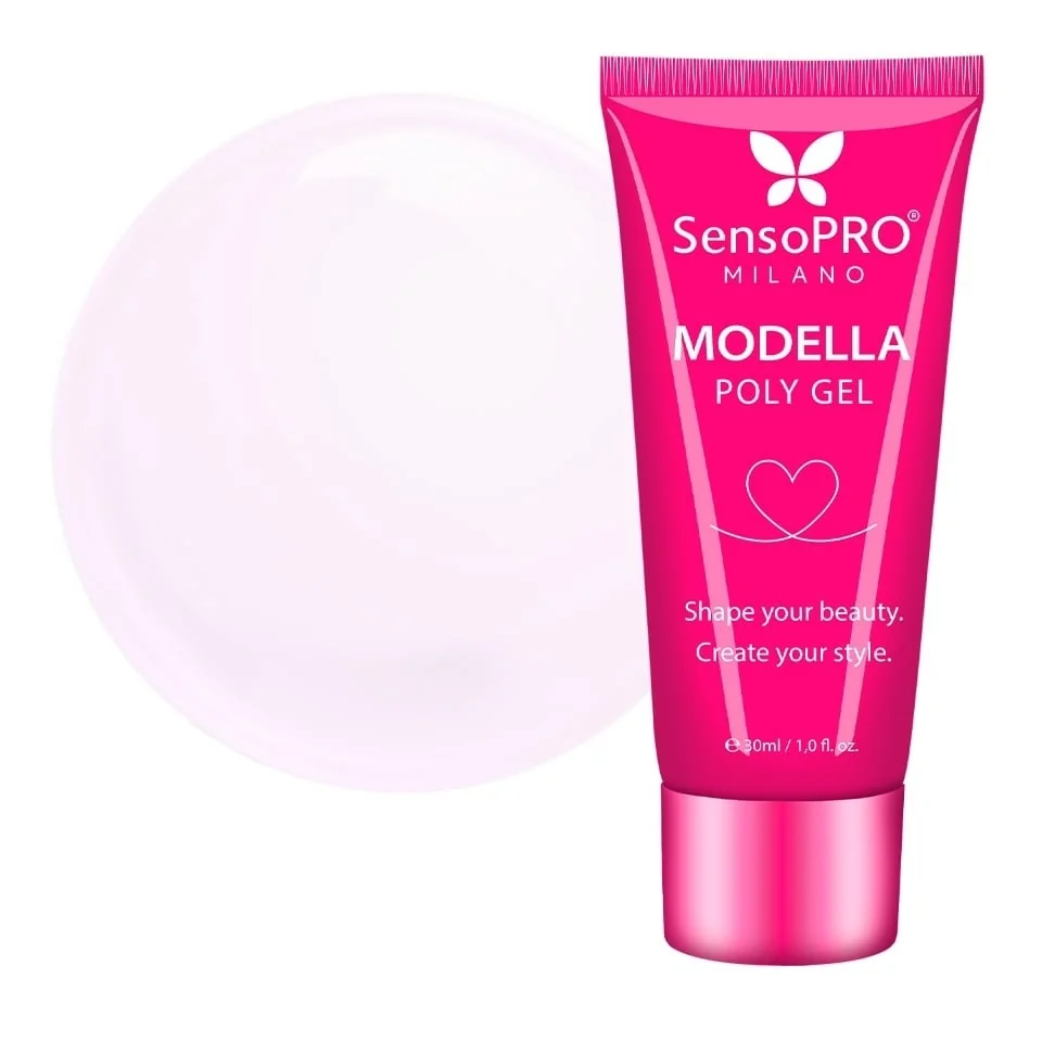 Polygel MODELLA SensoPRO Milano - Rose Cloud, 30ml