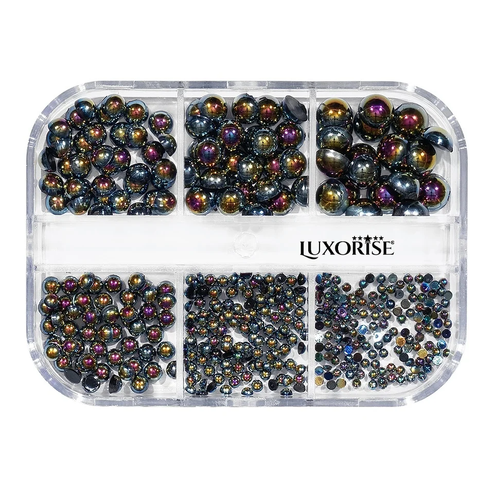 Strasuri Unghii LUXORISE Galaxy Diva, 6 modele