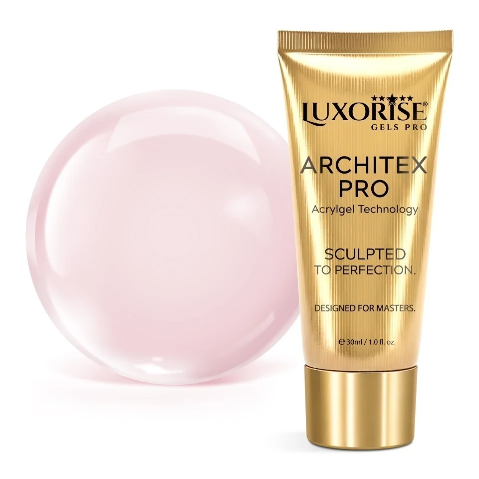 Polygel LUXORISE ARCHITEX PRO - Sculpted Nude Collection, Peachy Choice, 30ml