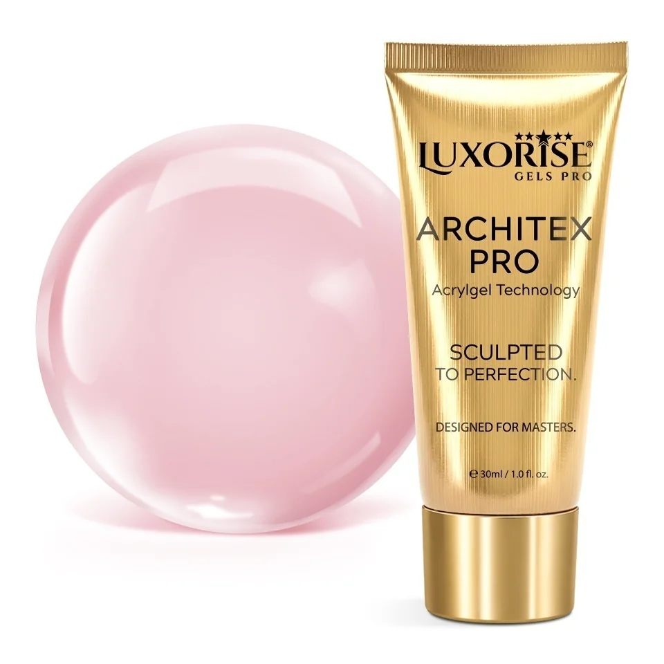 Polygel LUXORISE ARCHITEX PRO - Sculpted Nude Collection, Divine Blush, 30ml
