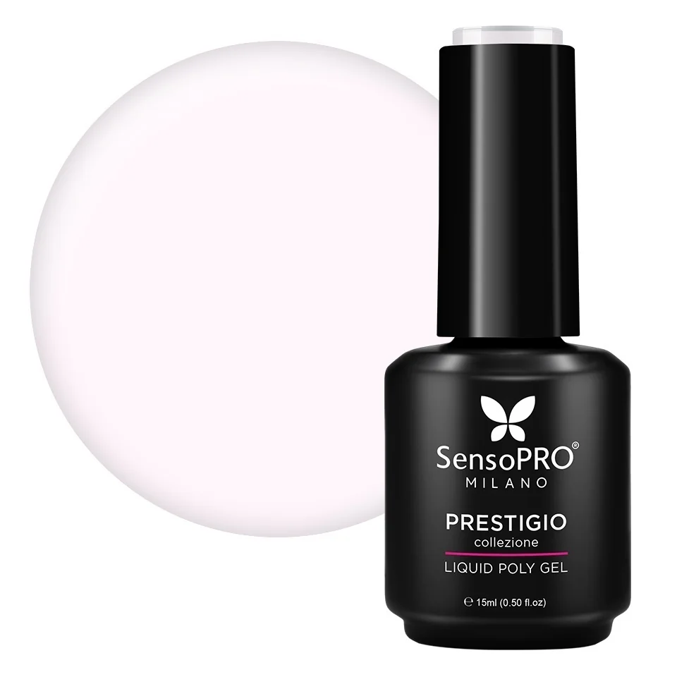 Polygel Lichid SensoPRO Milano PRESTIGIO, Powder Puff, 15ml