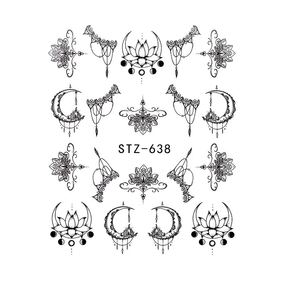 Tatuaj Unghii LUXORISE Simple Royal, STZ-638