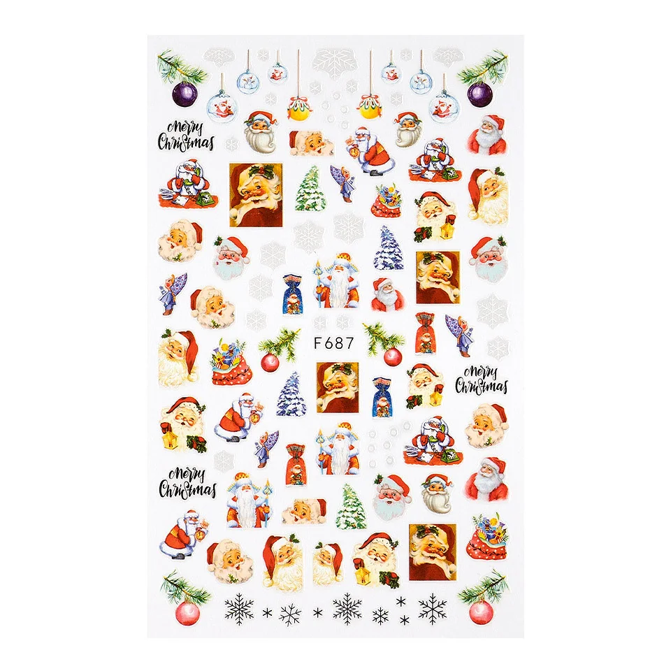 Abtibild Unghii SensoPRO Milano Santa Charm, model F687