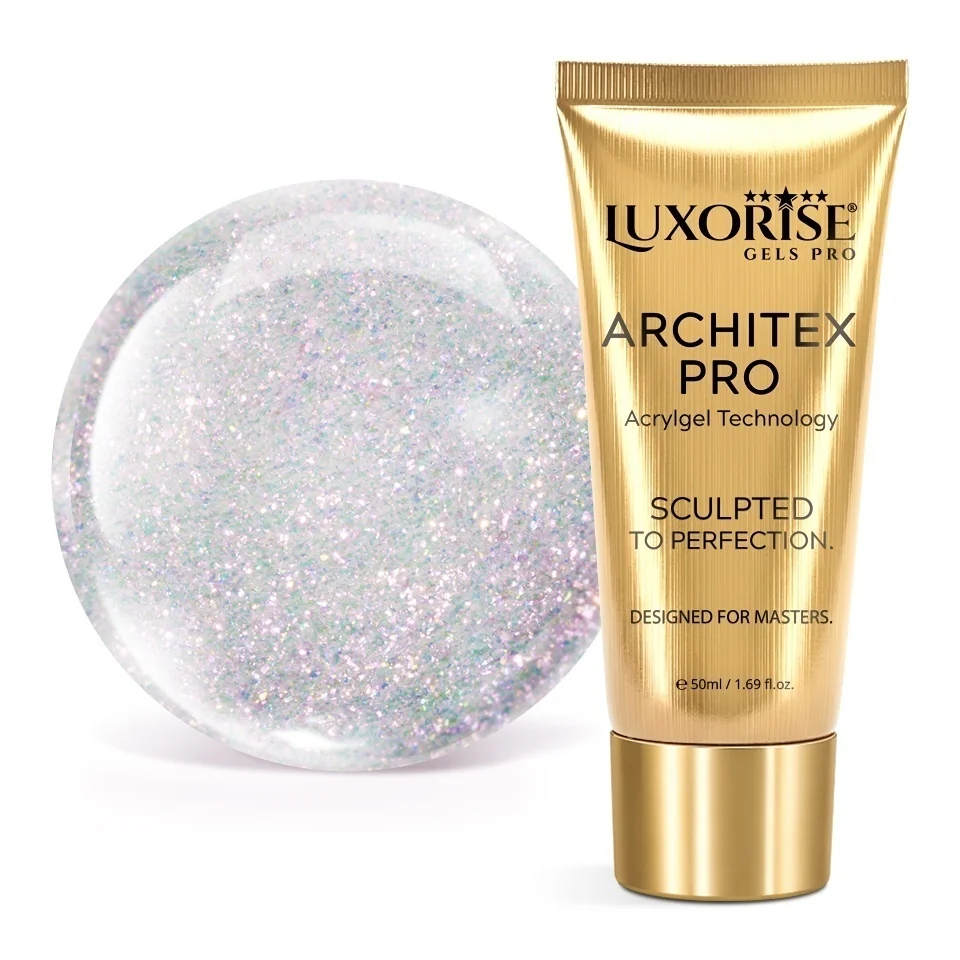 Polygel LUXORISE ARCHITEX PRO - Rare Sensations Collection, Glow Spectrum, 50ml