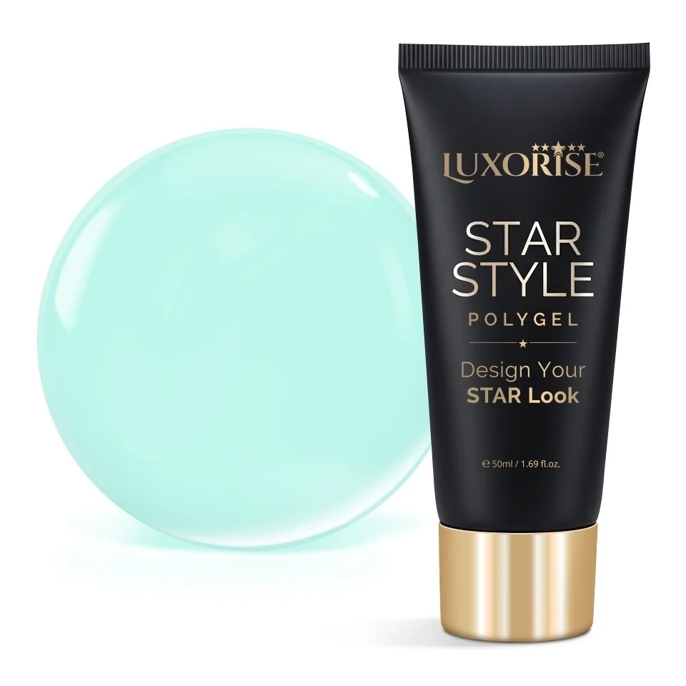 Polygel LUXORISE STAR STYLE - STAR DREAM Collection, Mint Reverie, 50ml