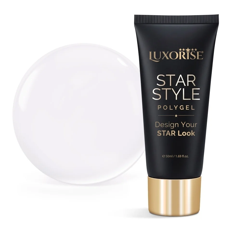 Polygel LUXORISE STAR STYLE - STAR ICON Collection, True White, 50ml