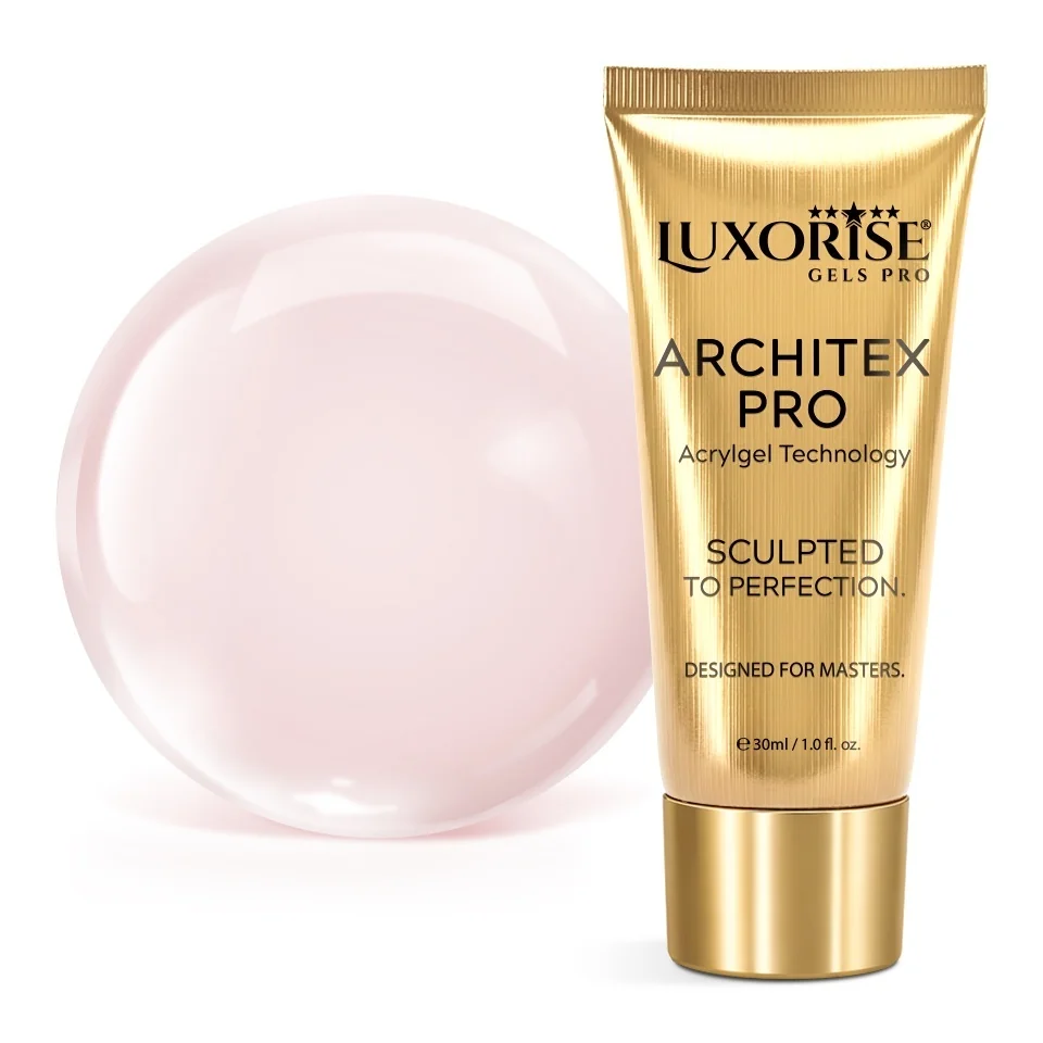 Polygel LUXORISE ARCHITEX PRO - Sculpted Nude Collection, Dusty Blush, 30ml