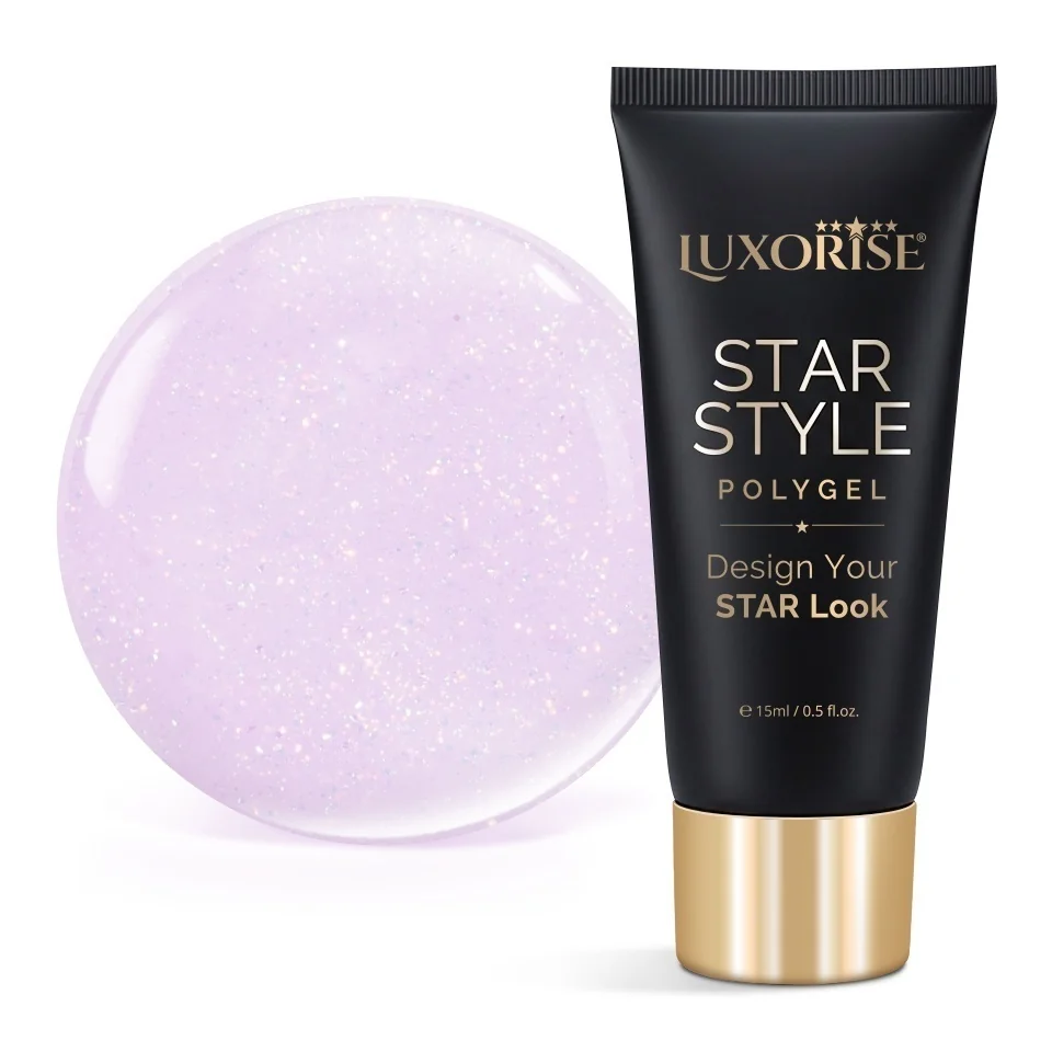 Polygel LUXORISE STAR STYLE - STAR PINK Collection, Pink Pop, 15ml