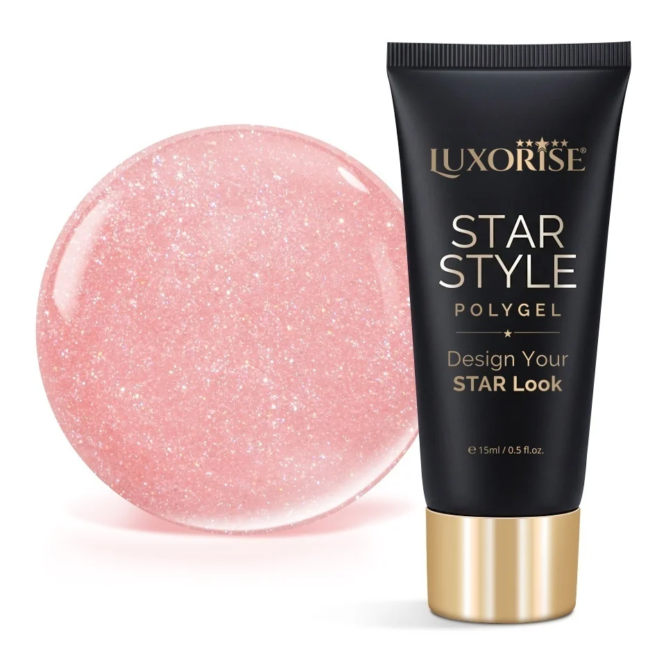 Polygel LUXORISE STAR STYLE - STAR SIGNATURE Collection, VIP Glow, 15ml
