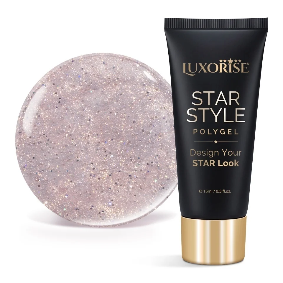 Polygel LUXORISE STAR STYLE - STAR SIGNATURE Collection, Golden Hour, 15ml