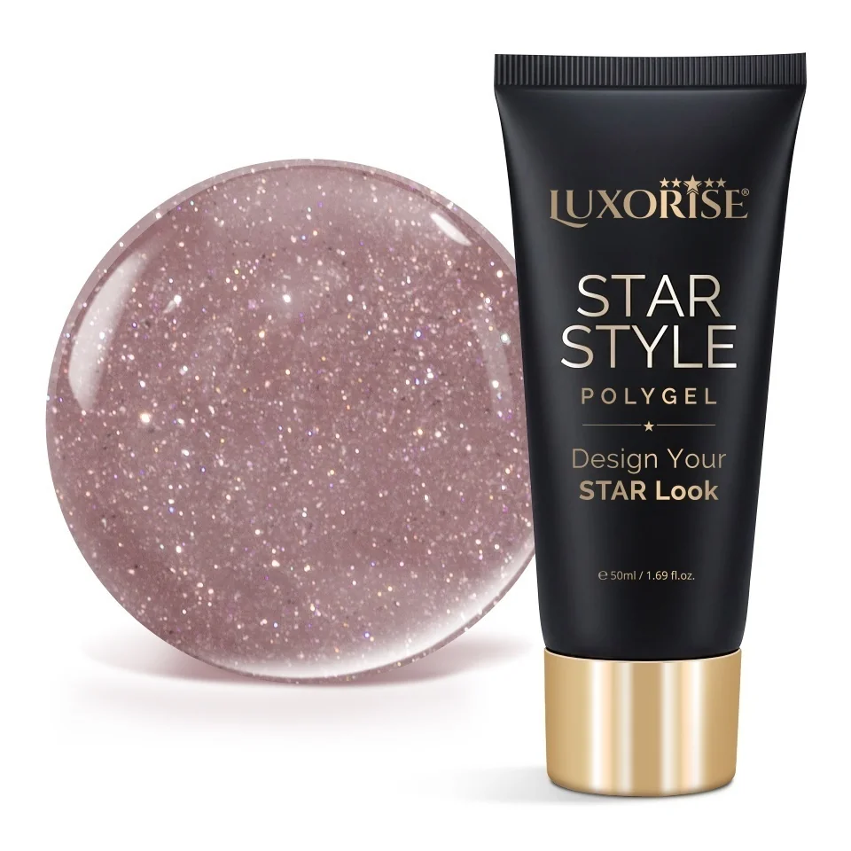Polygel LUXORISE STAR STYLE - STAR SIGNATURE Collection, Bronze Whisper, 50ml