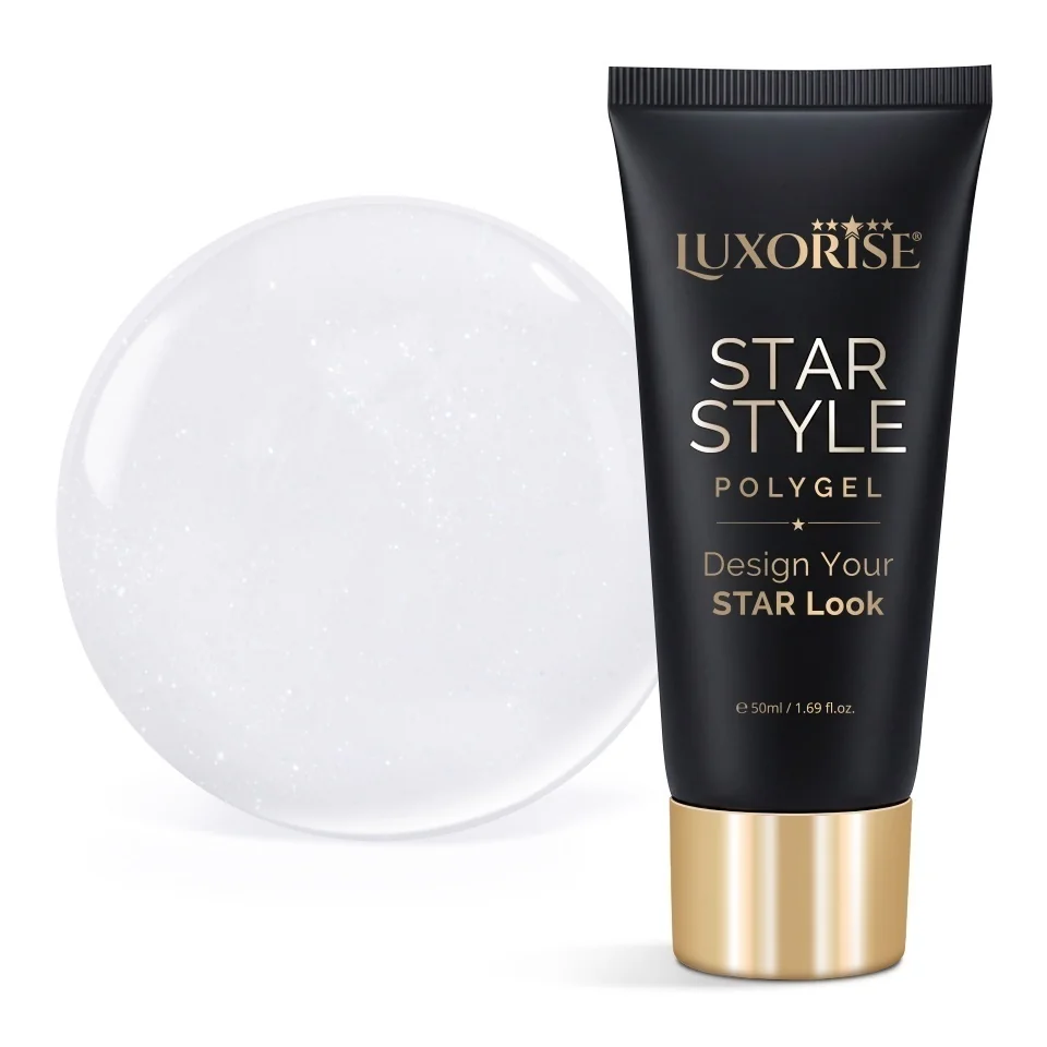 Polygel LUXORISE STAR STYLE - STAR ICON Collection, Pure Ivory, 50ml