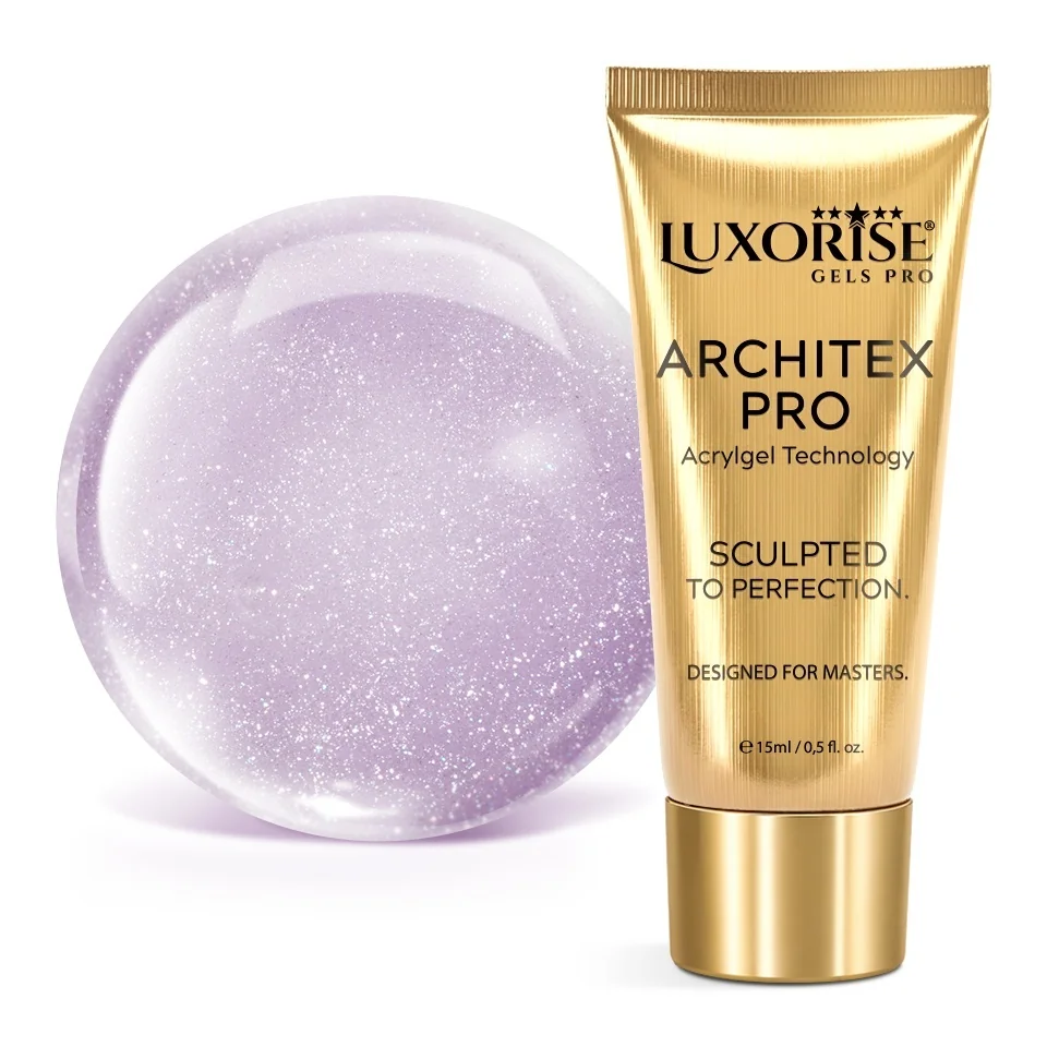 Polygel LUXORISE ARCHITEX PRO - Intense Elegance Collection, Poetry Purple, 15ml