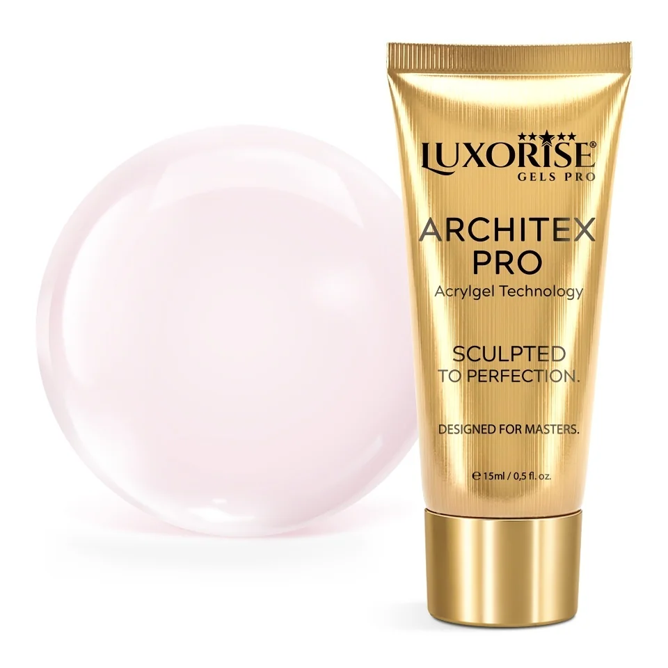 Polygel LUXORISE ARCHITEX PRO - Atelier Rosé Collection, Lyric Rose, 15ml