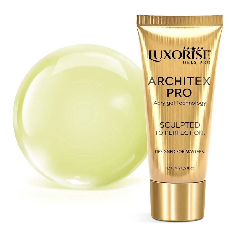 Polygel LUXORISE ARCHITEX PRO - Rare Sensations Collection, Citrine Neon, 15ml