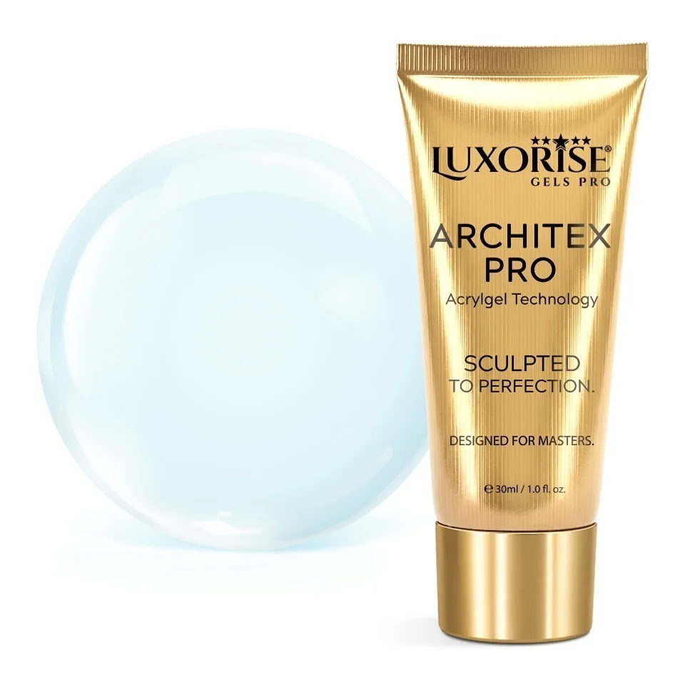 Polygel LUXORISE ARCHITEX PRO - Rare Sensations Collection, Azure Silk, 30ml