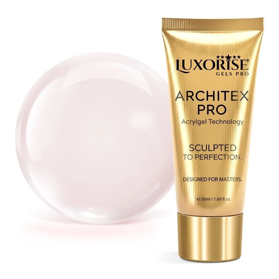 Polygel LUXORISE ARCHITEX PRO - Sculpted Nude Collection, Nude Rose, 50ml