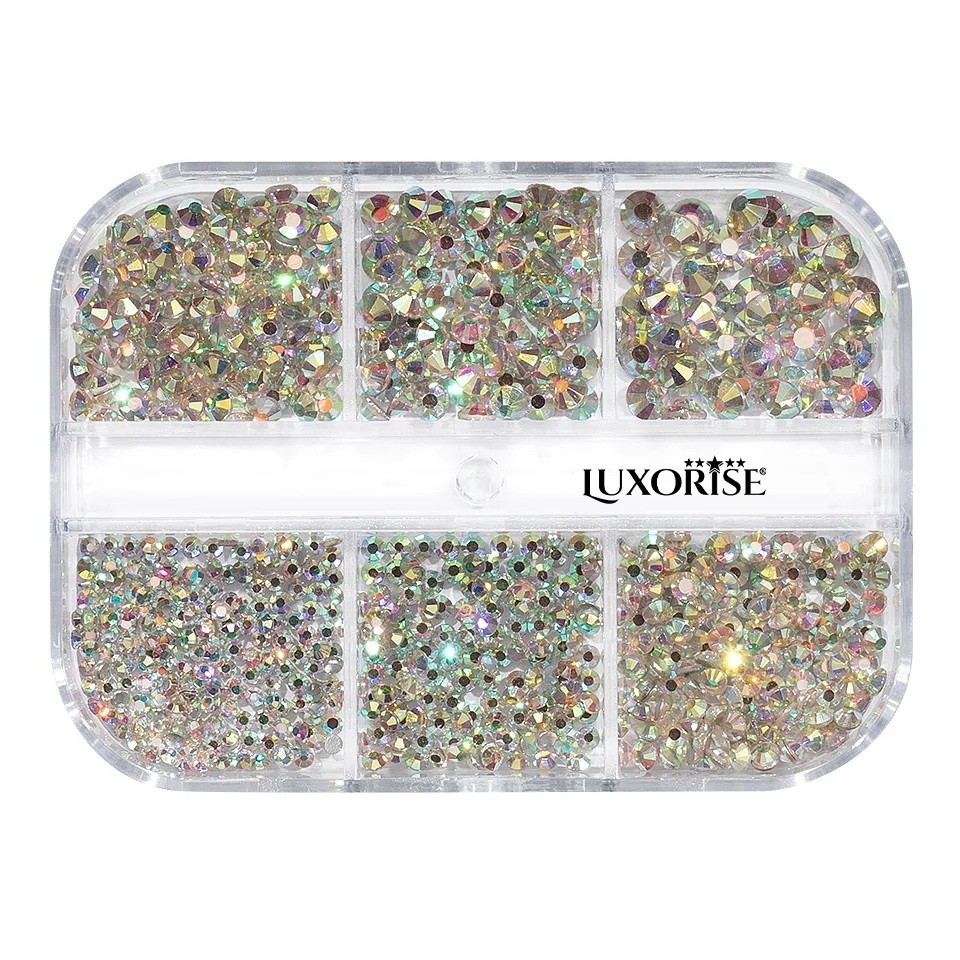 Strasuri Unghii LUXORISE Crystal Flavour, 6 modele