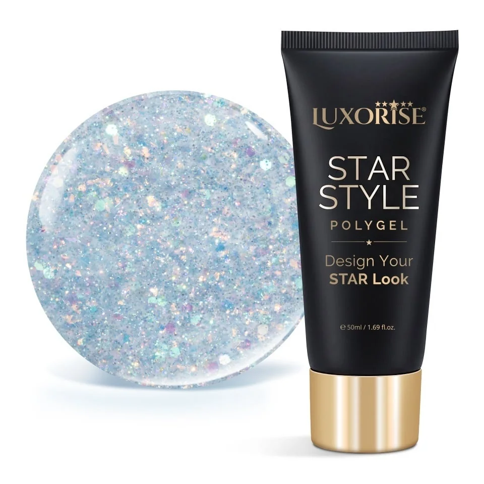 Polygel LUXORISE STAR STYLE - STAR VIBE Collection, Mint After Party, 50ml
