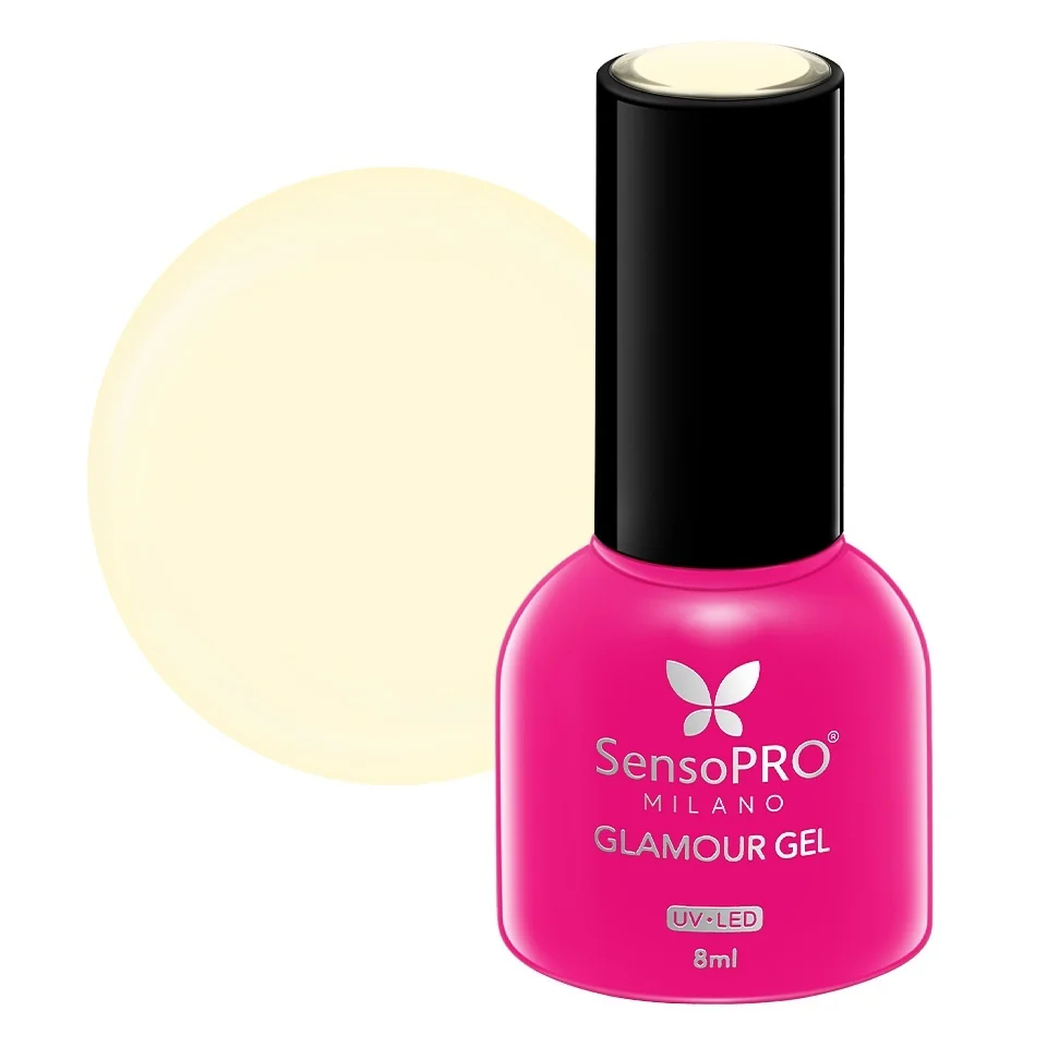 Oja Semipermanenta Glamour Gel SensoPRO Milano 8ml, Vanilla Scent #09