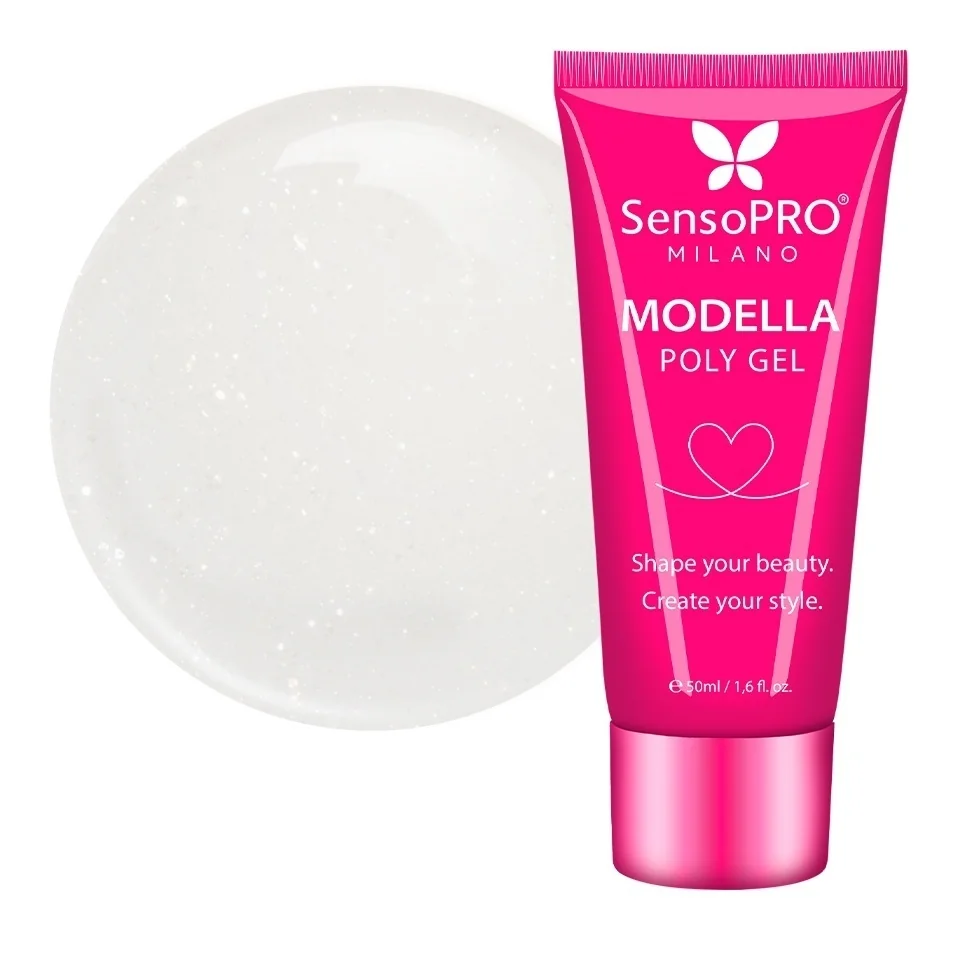Polygel MODELLA SensoPRO Milano - Ivory Pearl, 50ml