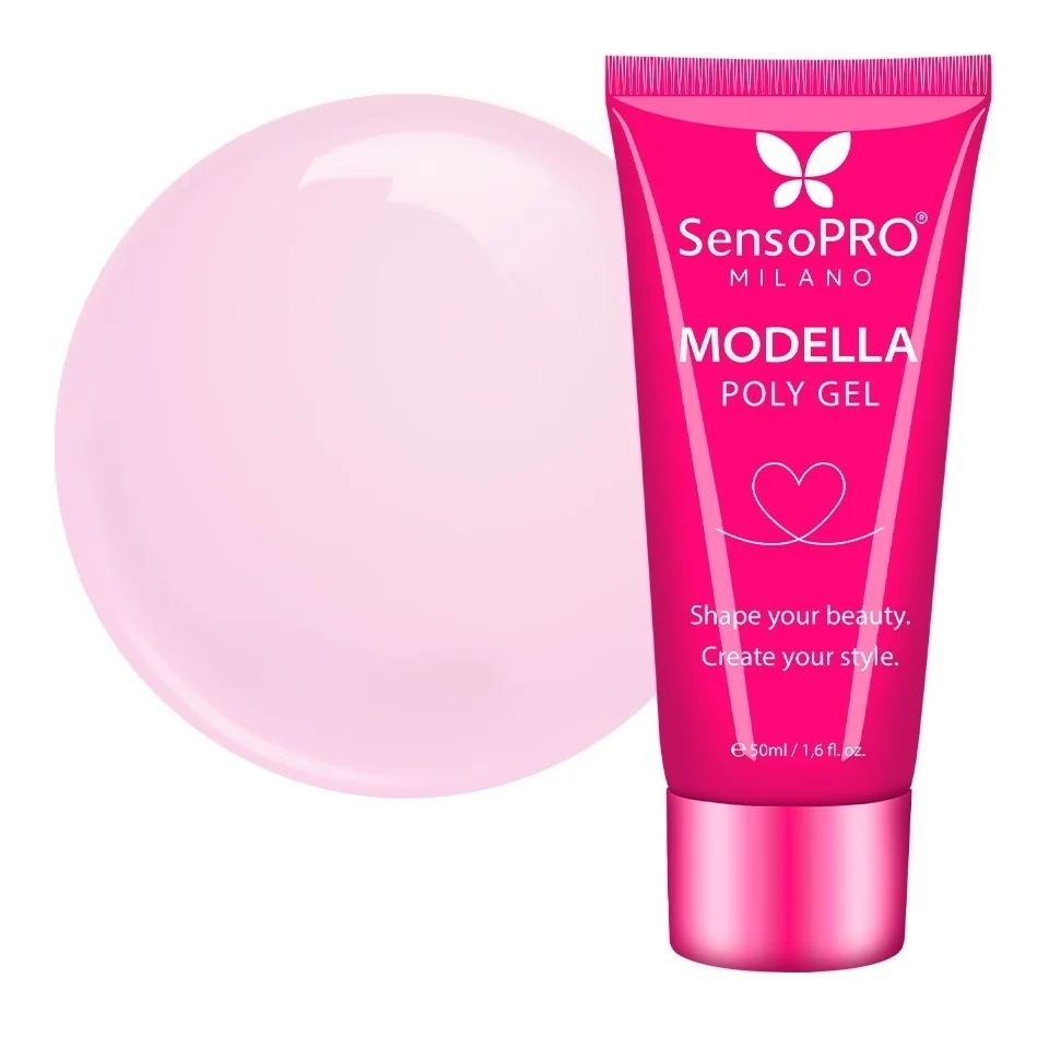 Polygel MODELLA SensoPRO Milano - Warm Rosé, 50ml