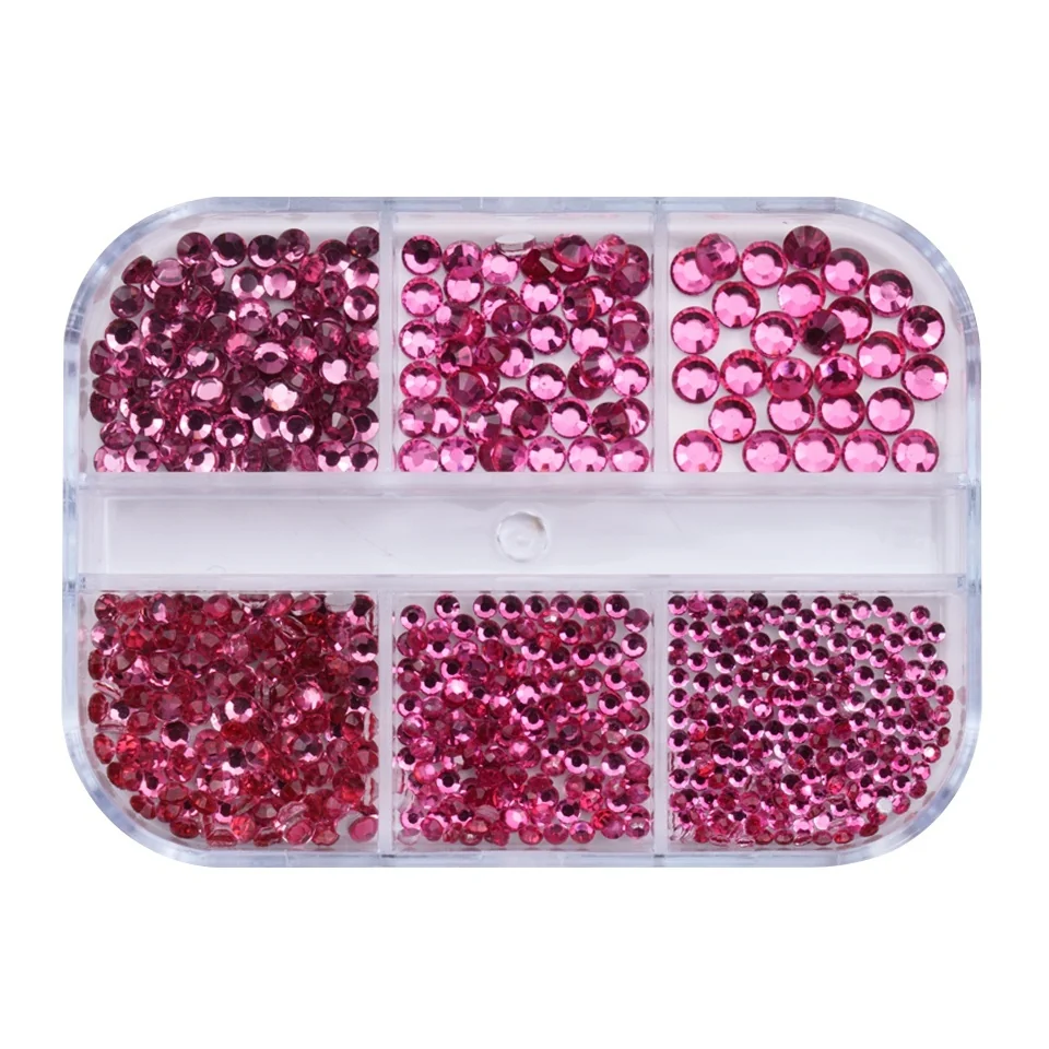 Strasuri Unghii LUXORISE Ruby Temptation, 6 modele