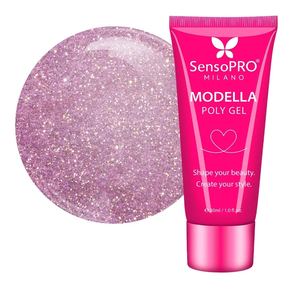 Polygel MODELLA SensoPRO Milano - Taupe Gold, 30ml