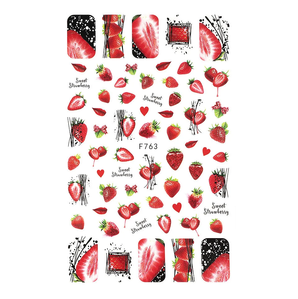 Abtibild Unghii SensoPRO Milano Strawberry Juice, model F763