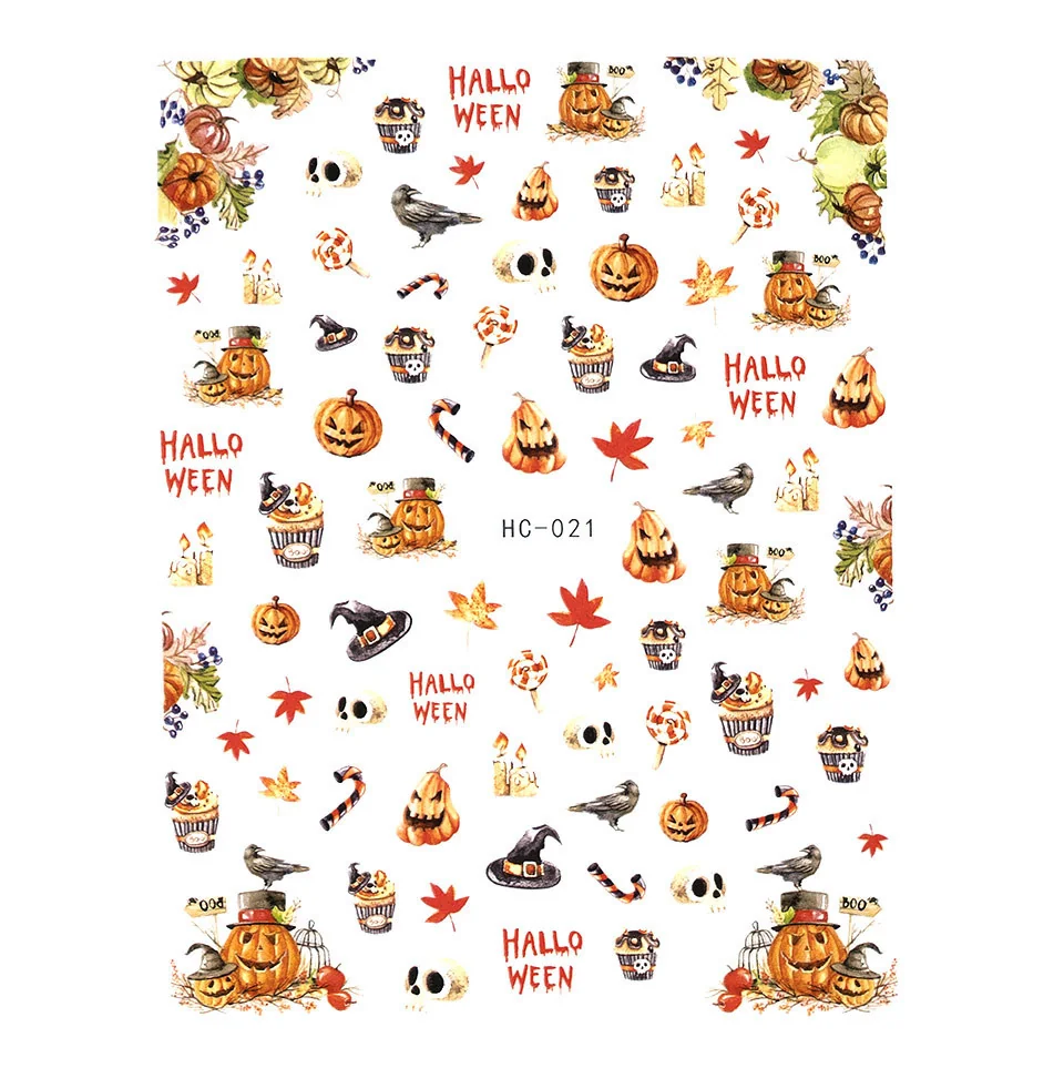Abtibild Unghii SensoPRO Milano Halloween Rocks, model HC-021