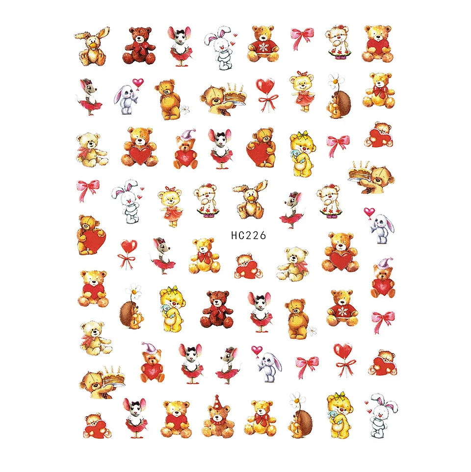 Abtibild Unghii SensoPRO Milano Cartoon Hugs, model HC226
