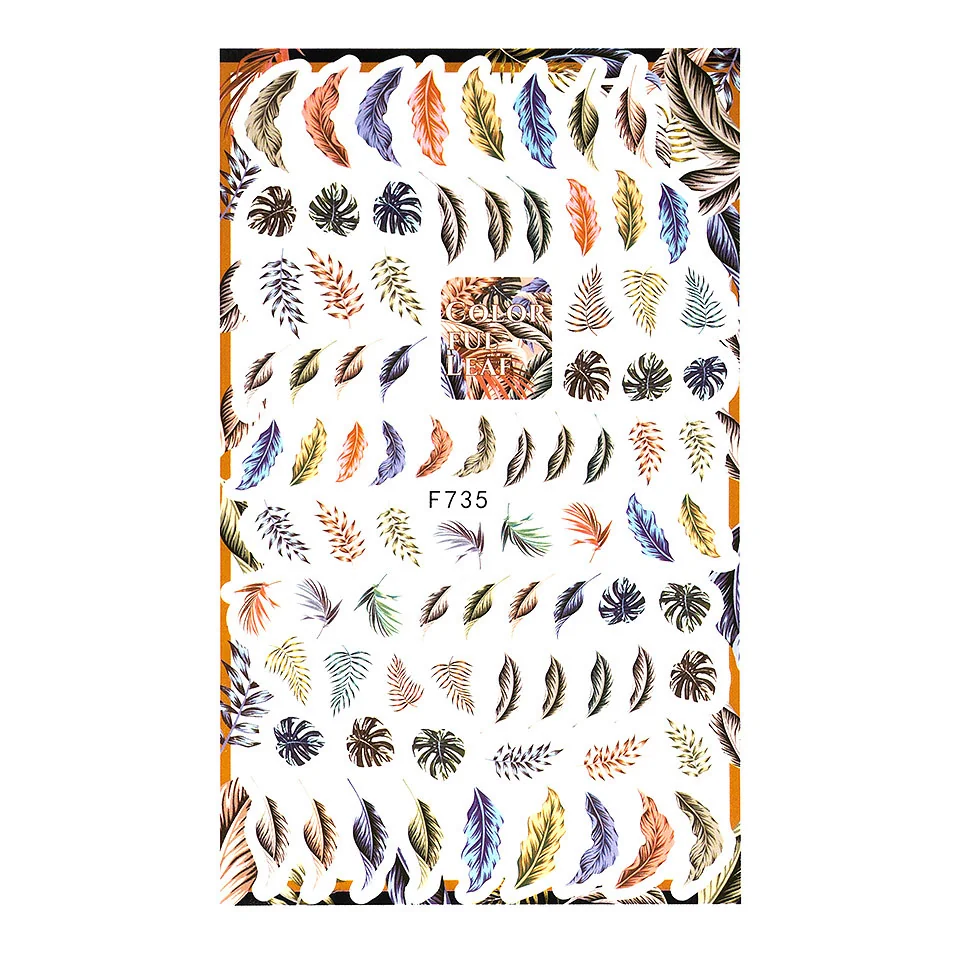 Abtibild Unghii SensoPRO Milano Best Leaves, model F735