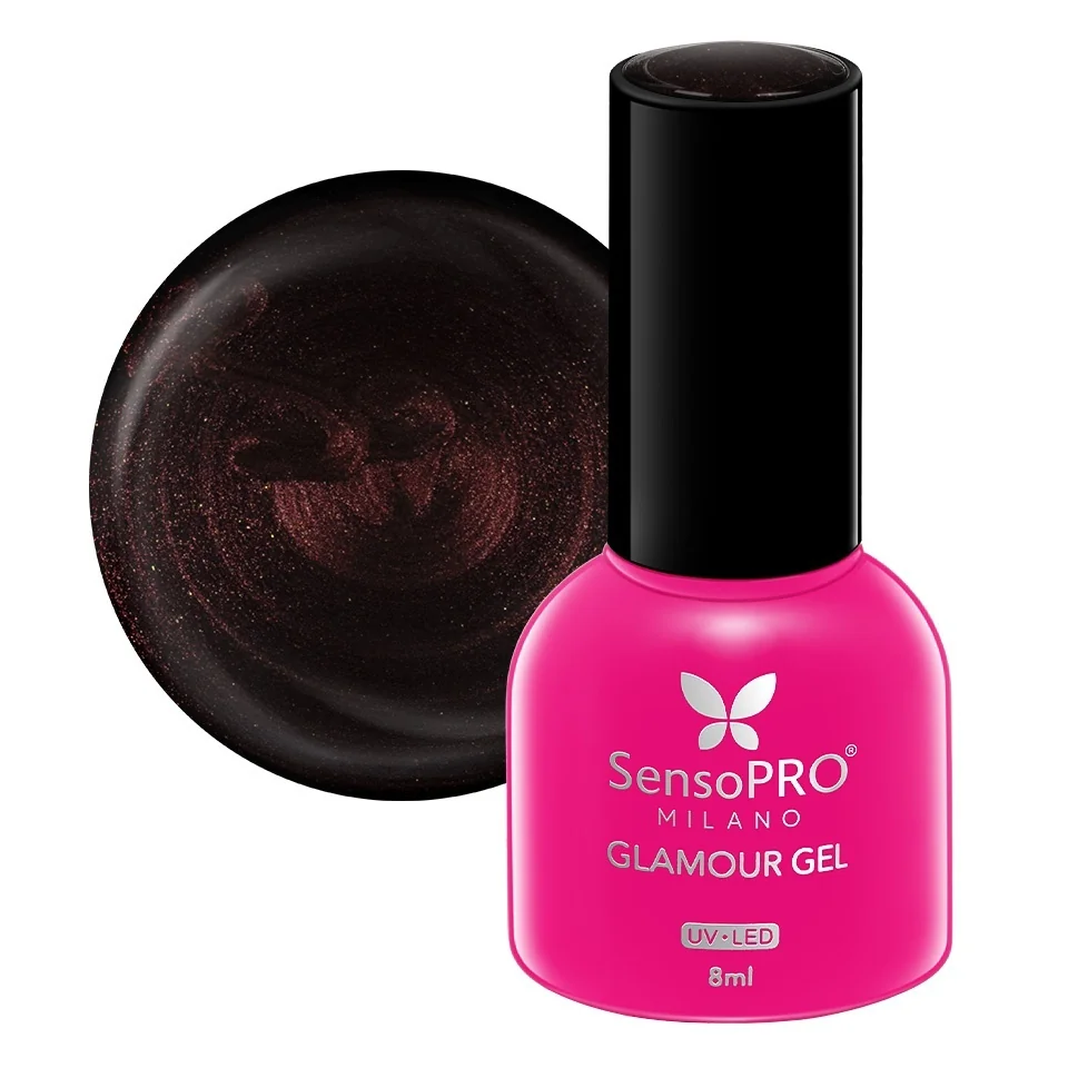 Oja Semipermanenta Glamour Gel SensoPRO Milano 8ml, Star Lips #119