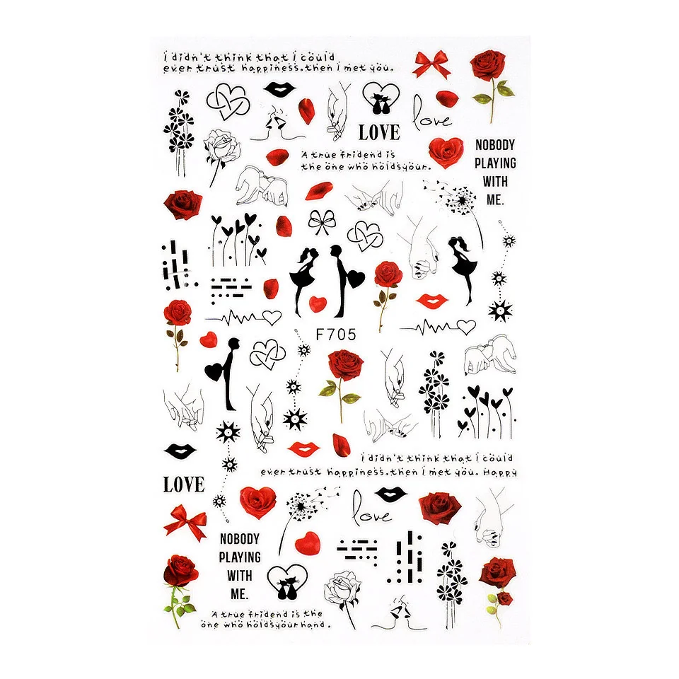 Abtibild Unghii SensoPRO Milano Love Spice, model F705