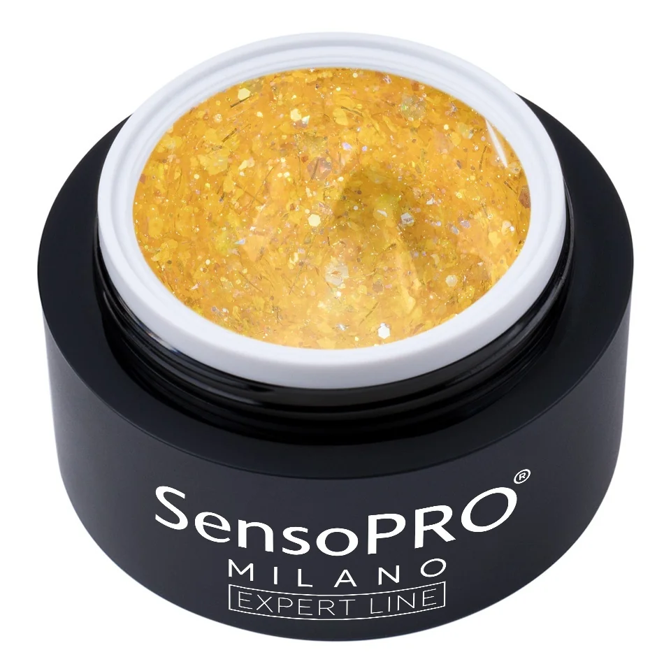 Gel Constructie Unghii Expert Line Petal Glow SensoPRO Milano - Sun Bloom, 15ml