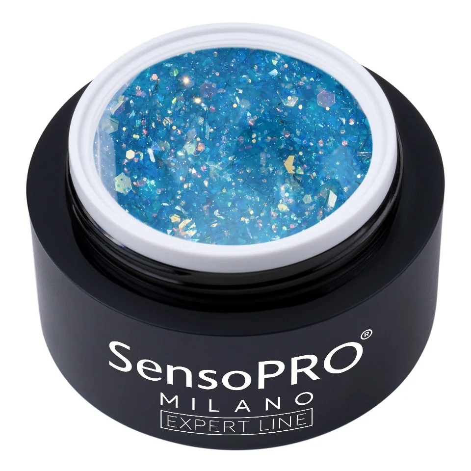 Gel Constructie Unghii Expert Line Petal Glow SensoPRO Milano - Sky Petal, 15ml