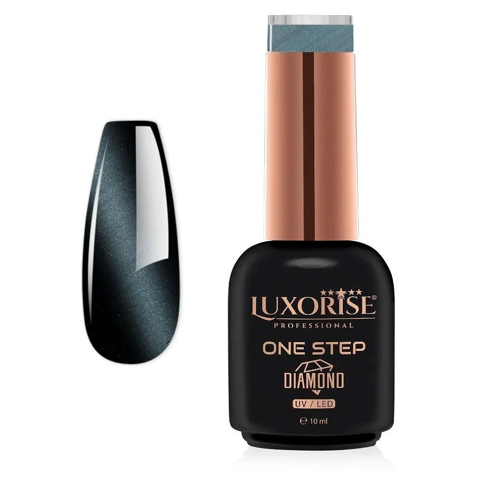 Oja Semipermanenta One Step Diamond Cat Eye LUXORISE - Smoky Azure, 10ml