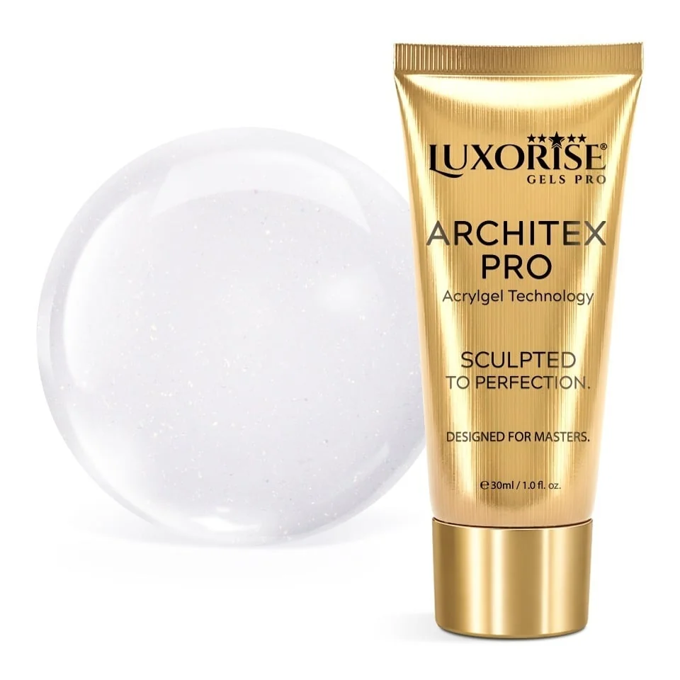 Polygel LUXORISE ARCHITEX PRO - Pure Perfection Collection, Milky Pearl, 30ml