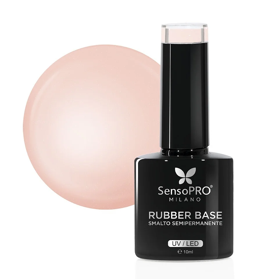 Rubber Base Gel SensoPRO Milano 10ml, #02 Pale Blush