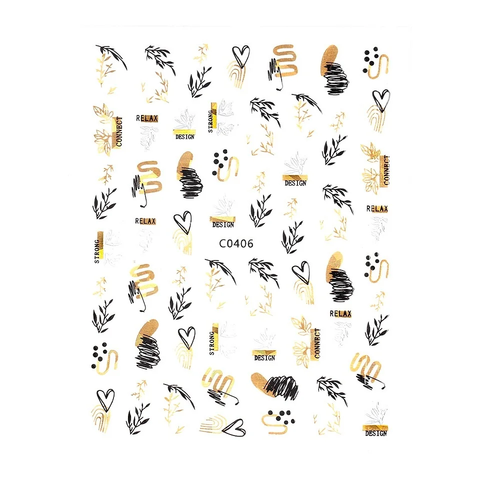 Stickere Unghii SensoPRO Milano, Golden Dream C0406